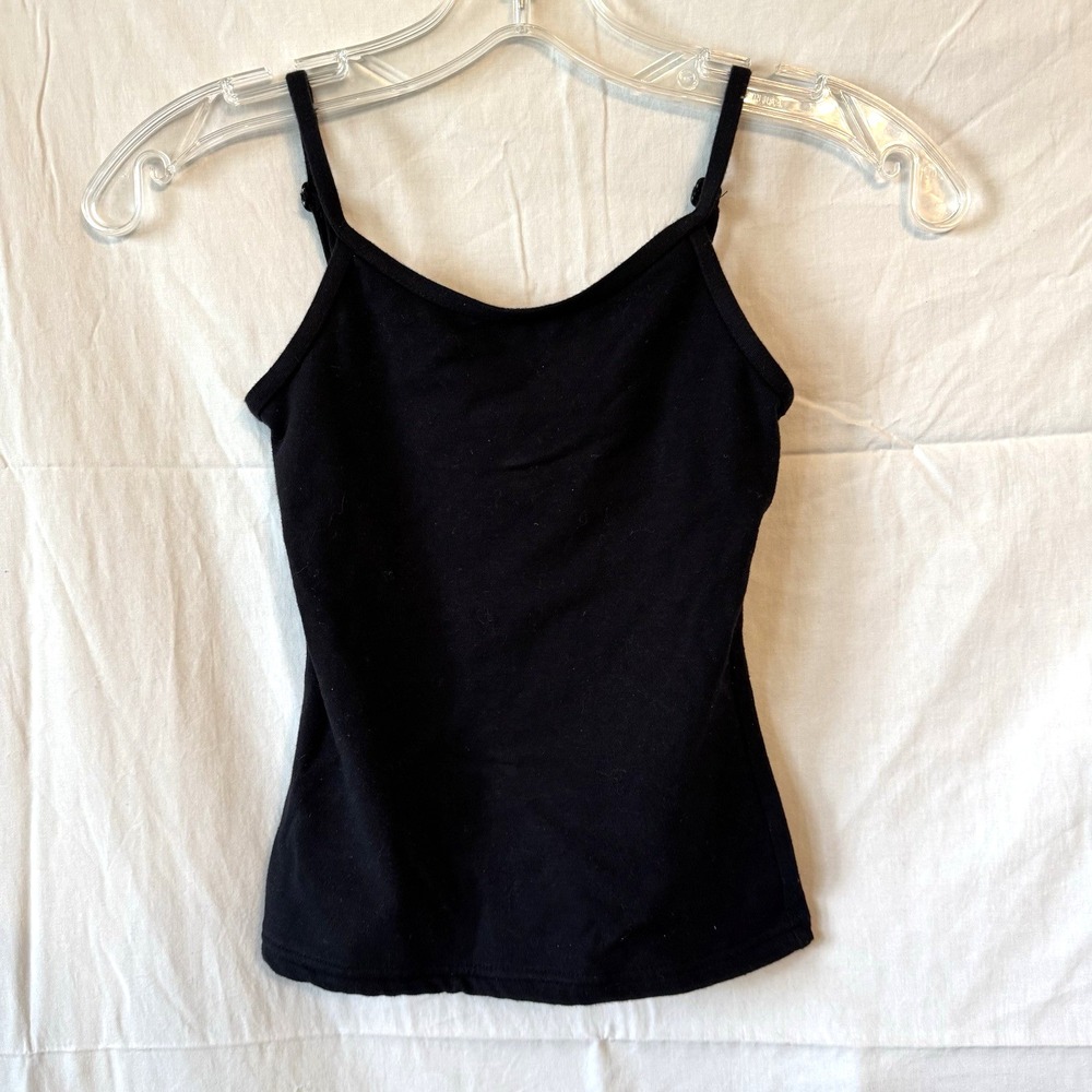 Theatricals Dancewear Black Camisole Cheer Dance Lined Top Girls Medium Child MC